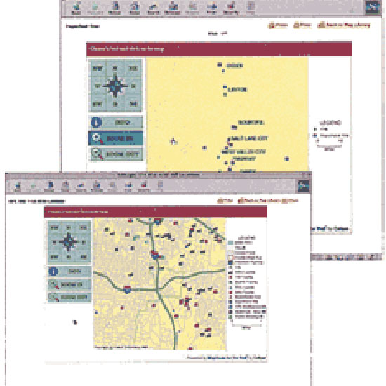 
E-MAPS provides information about different regions' environmental factors and influences.
